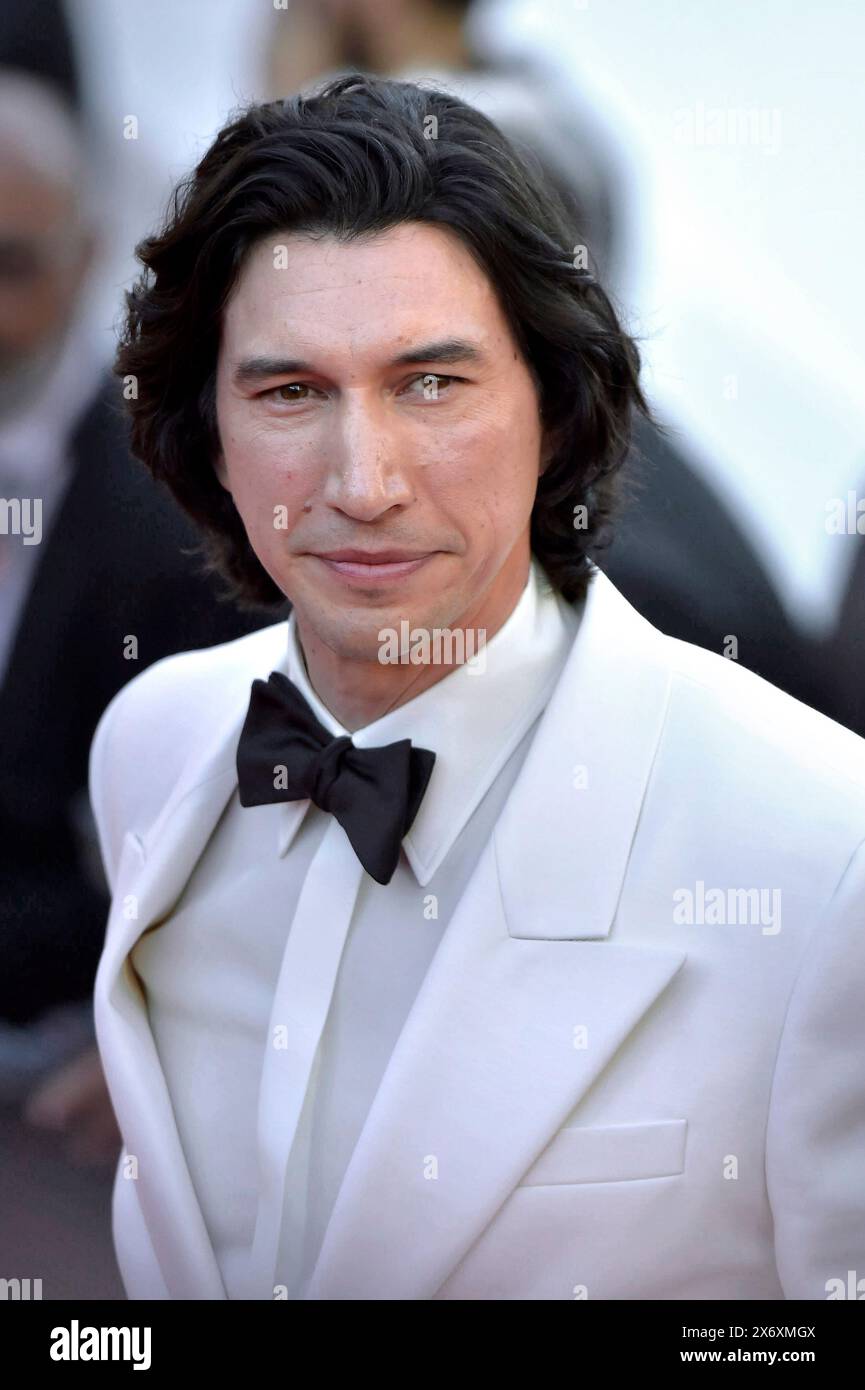 Adam Driver attends the premiere of Megalopolis at the 77th Cannes Film ...