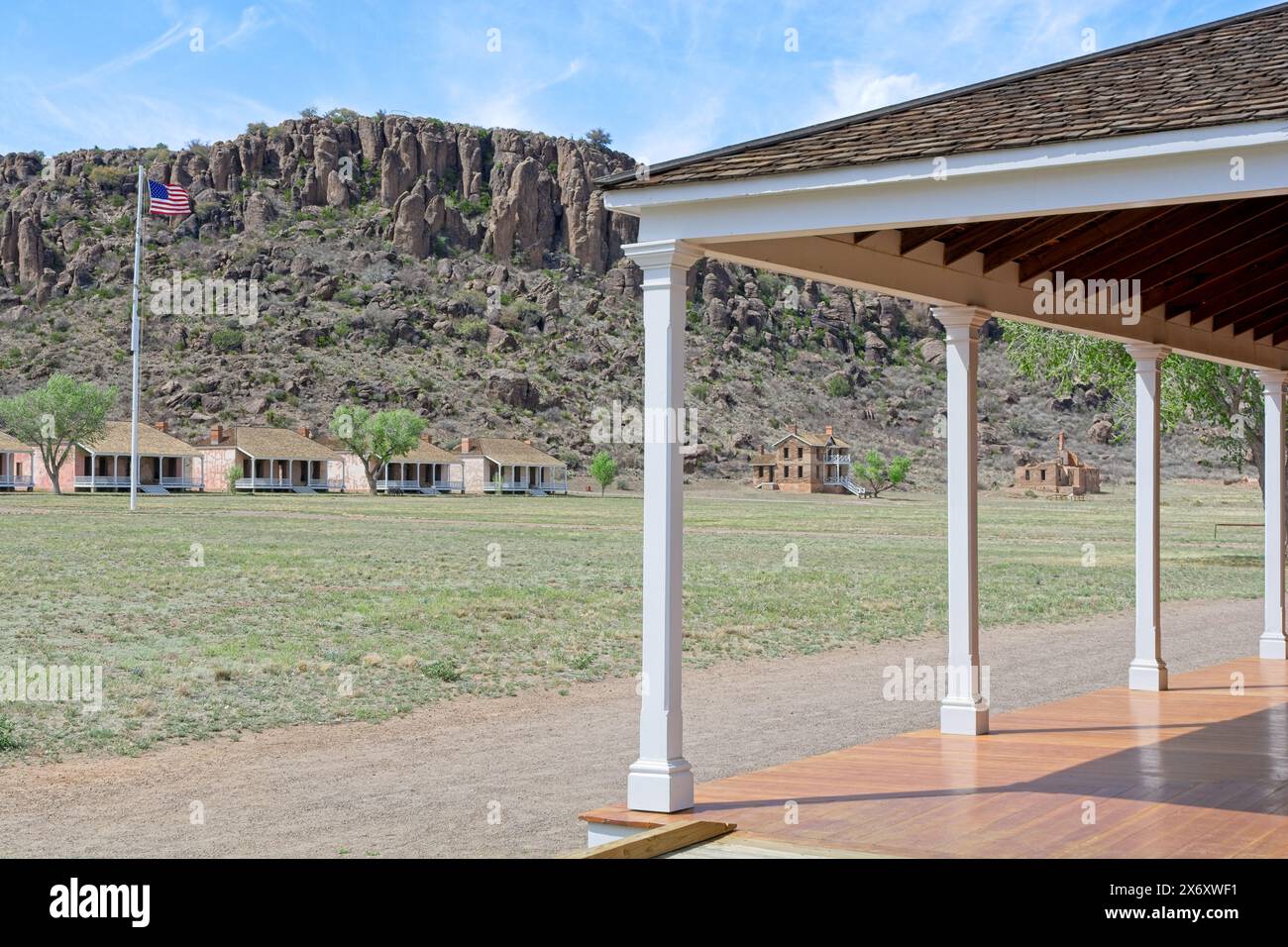 Fort Davis parade grounds, active 18541891 during Indian wars to