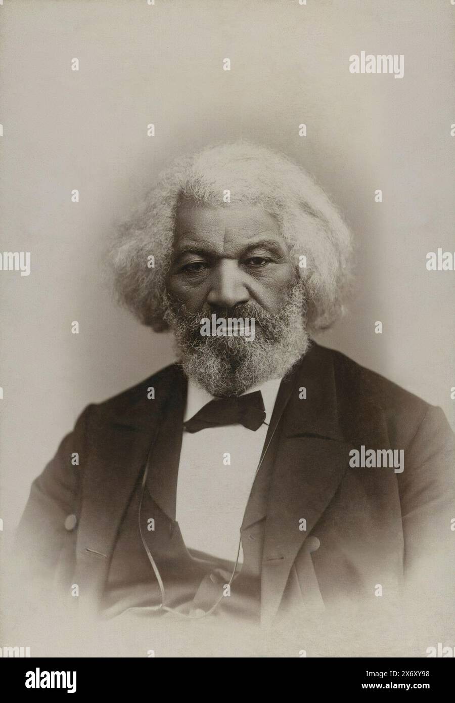 Portrait of Frederick Douglass Stock Photo