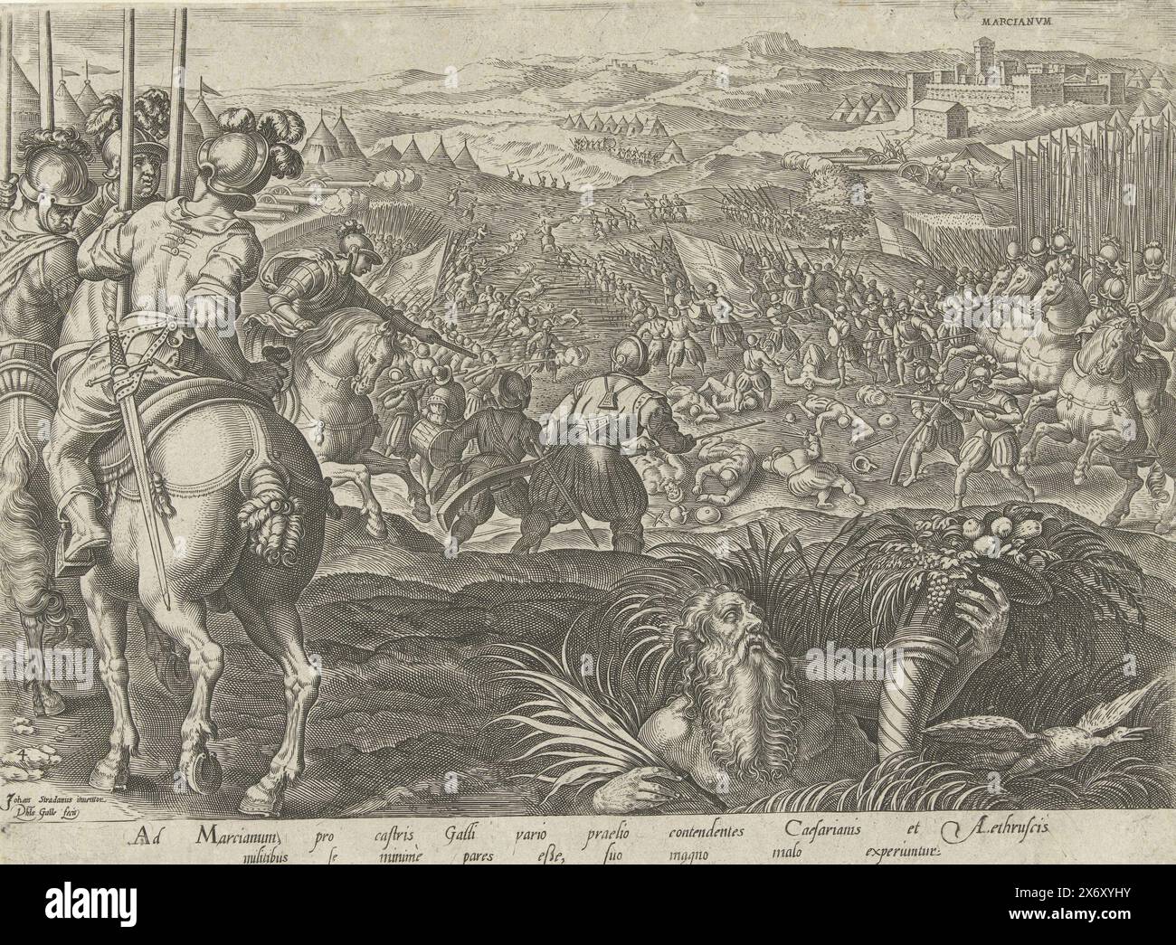 Gian demedici opposite pietro strozzis french army hires stock