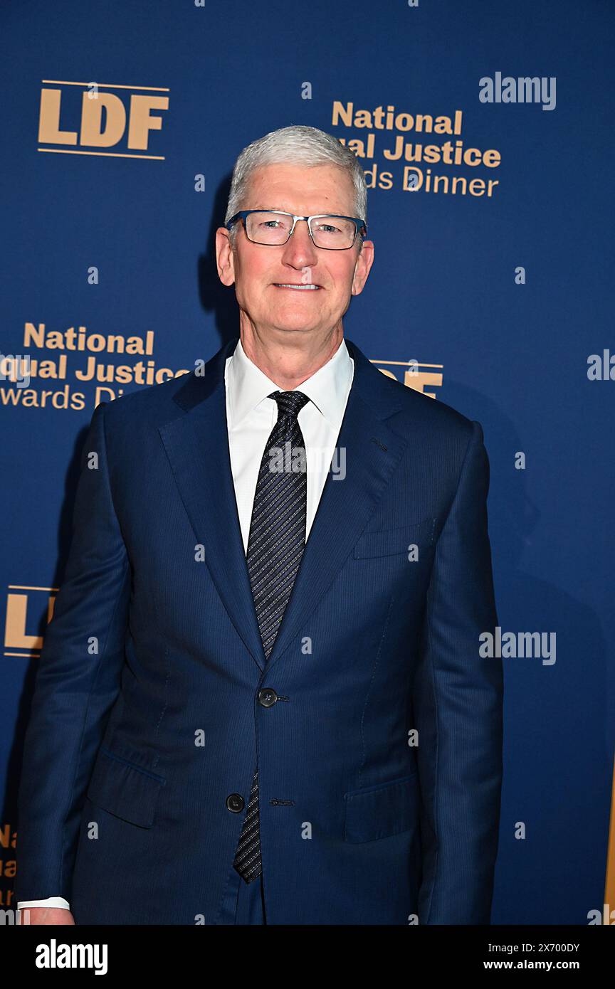 Tim Cook attends the LDF at National Equal Justice Awards Dinner at The ...