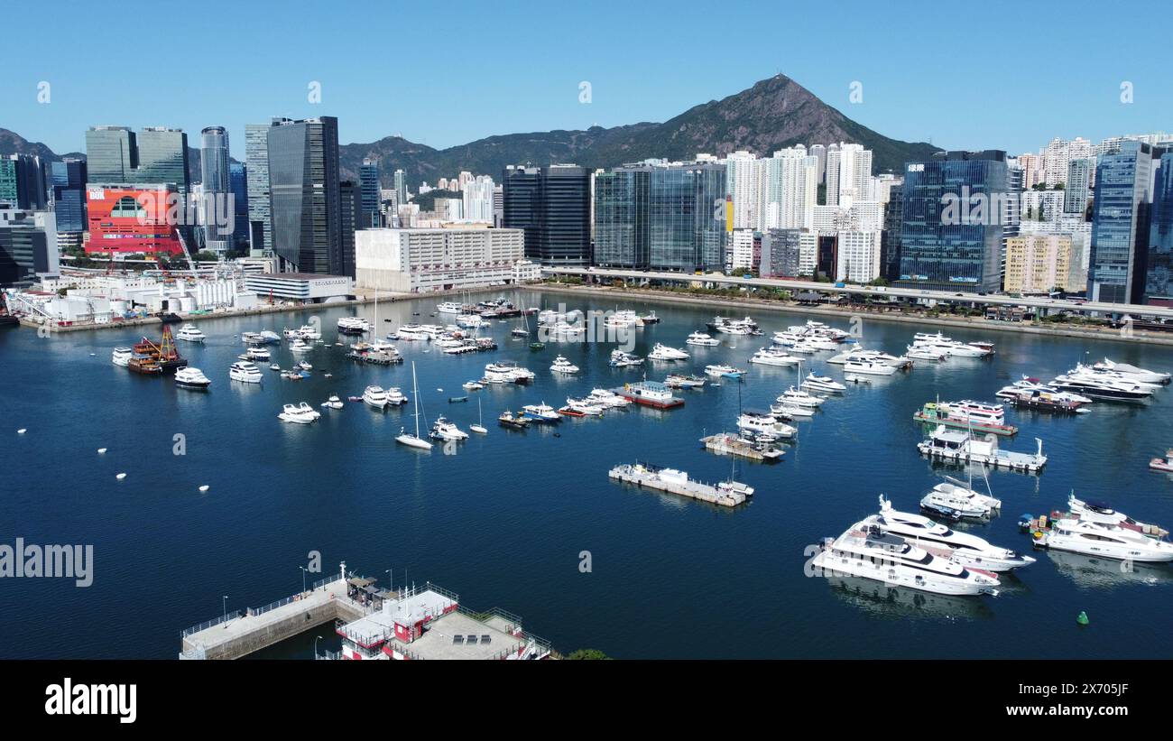 Aerial view old hong kong hi-res stock photography and images - Alamy