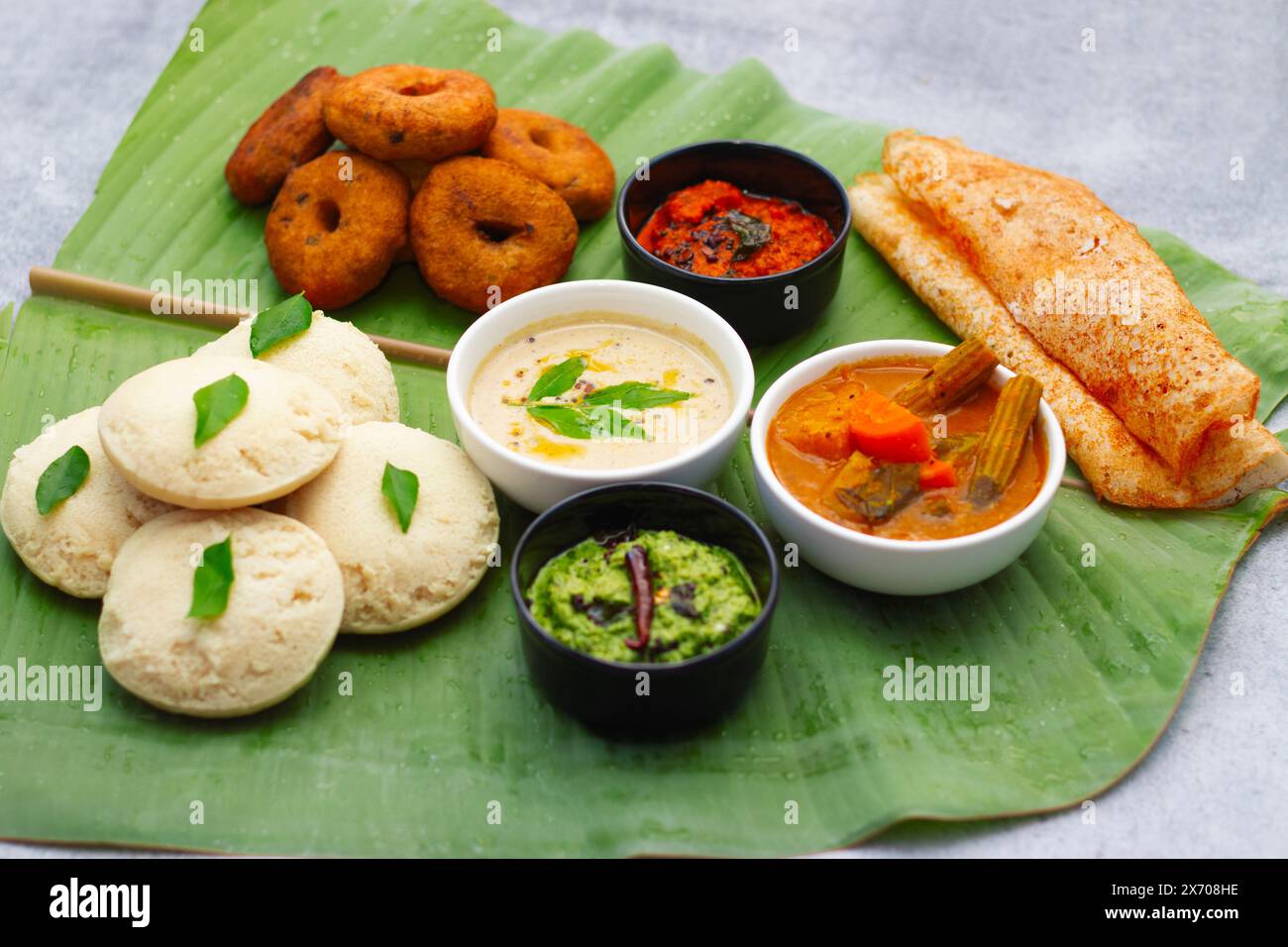 selective focus of famous South Indian food 