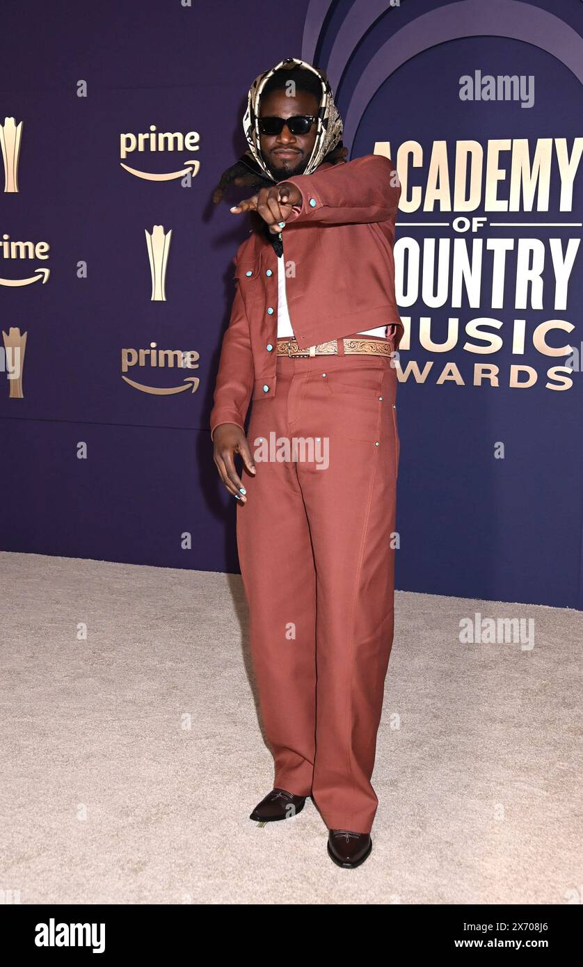 Friso, USA. 16th May, 2024. Shaboozey arriving at the 59th Academy of Country Music Awards held