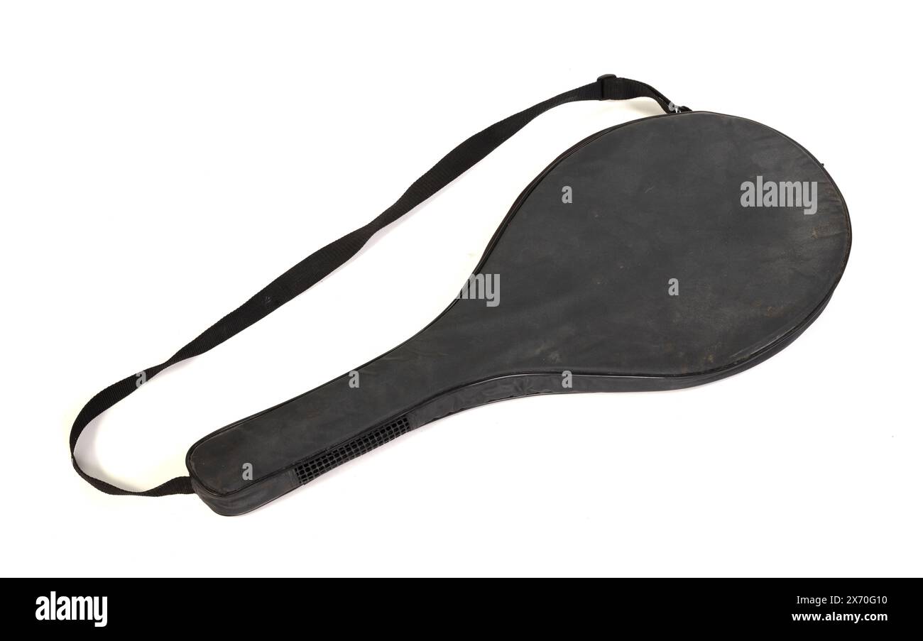Coca Cola Tennis Racket Cover Old tennis racket cover isolated on white background Stock Photo - Alamy