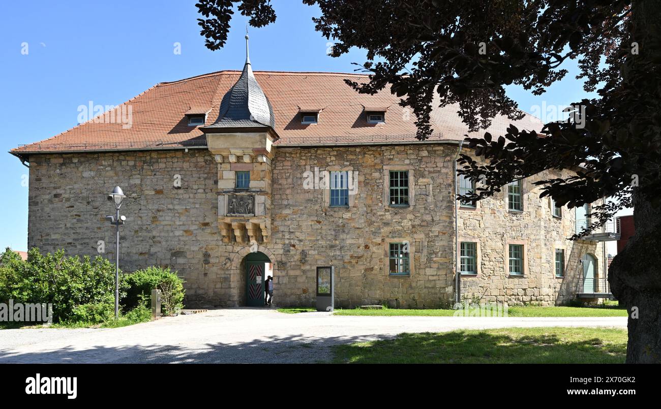 PRODUCTION 15 May 2024, Thuringia, Blankenhain Blankenhain Castle