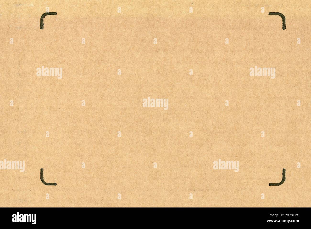 brown corrugated cardboard texture useful as a background Stock Photo