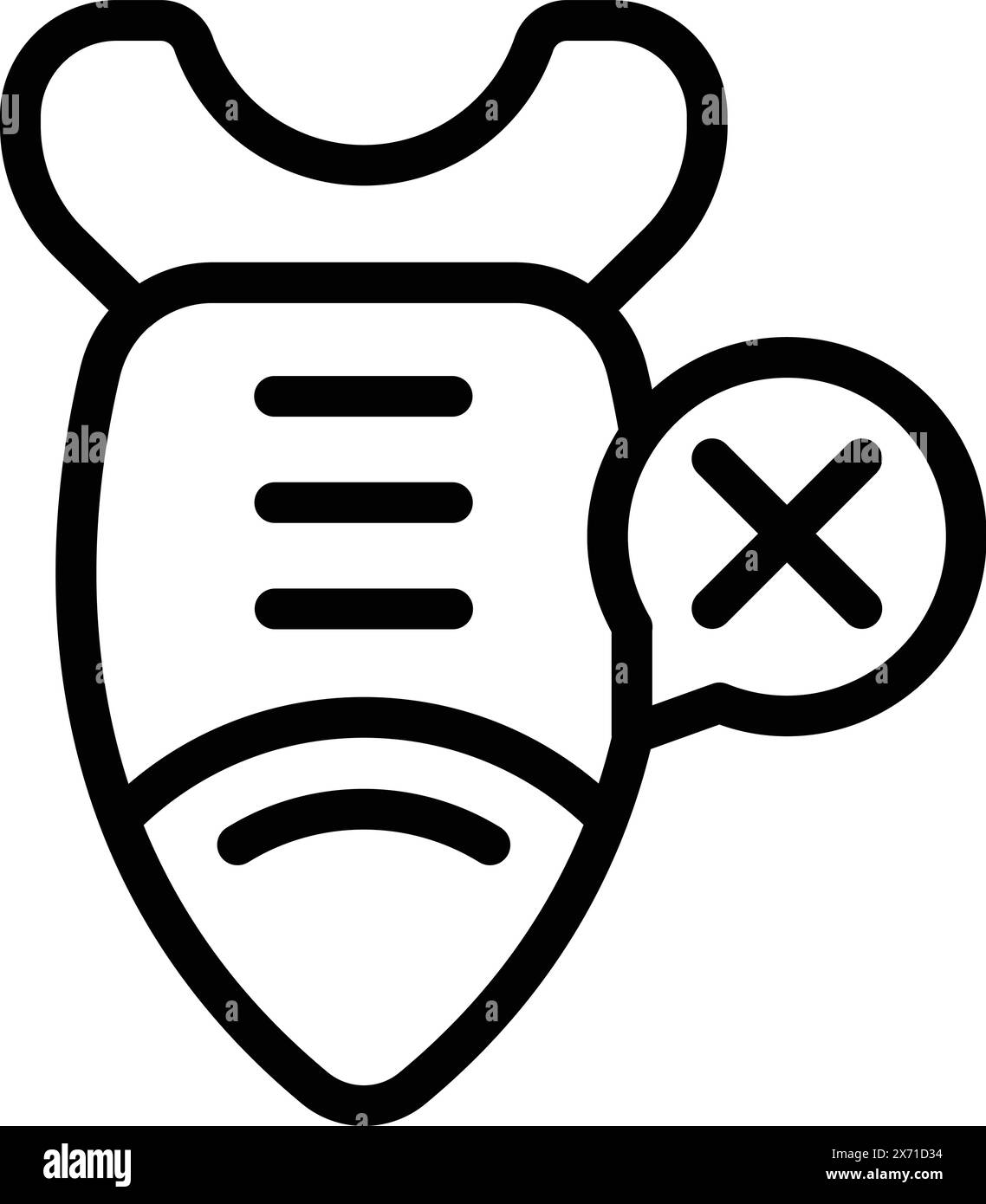 Failed startup launch icon outline vector. Falling rocket. Business project crisis Stock Vector