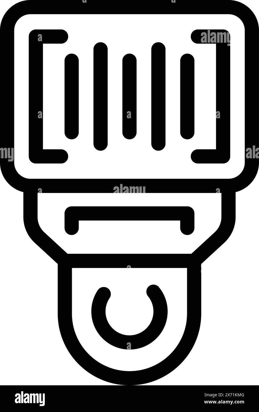 Scanner icon artwork hi-res stock photography and images - Alamy