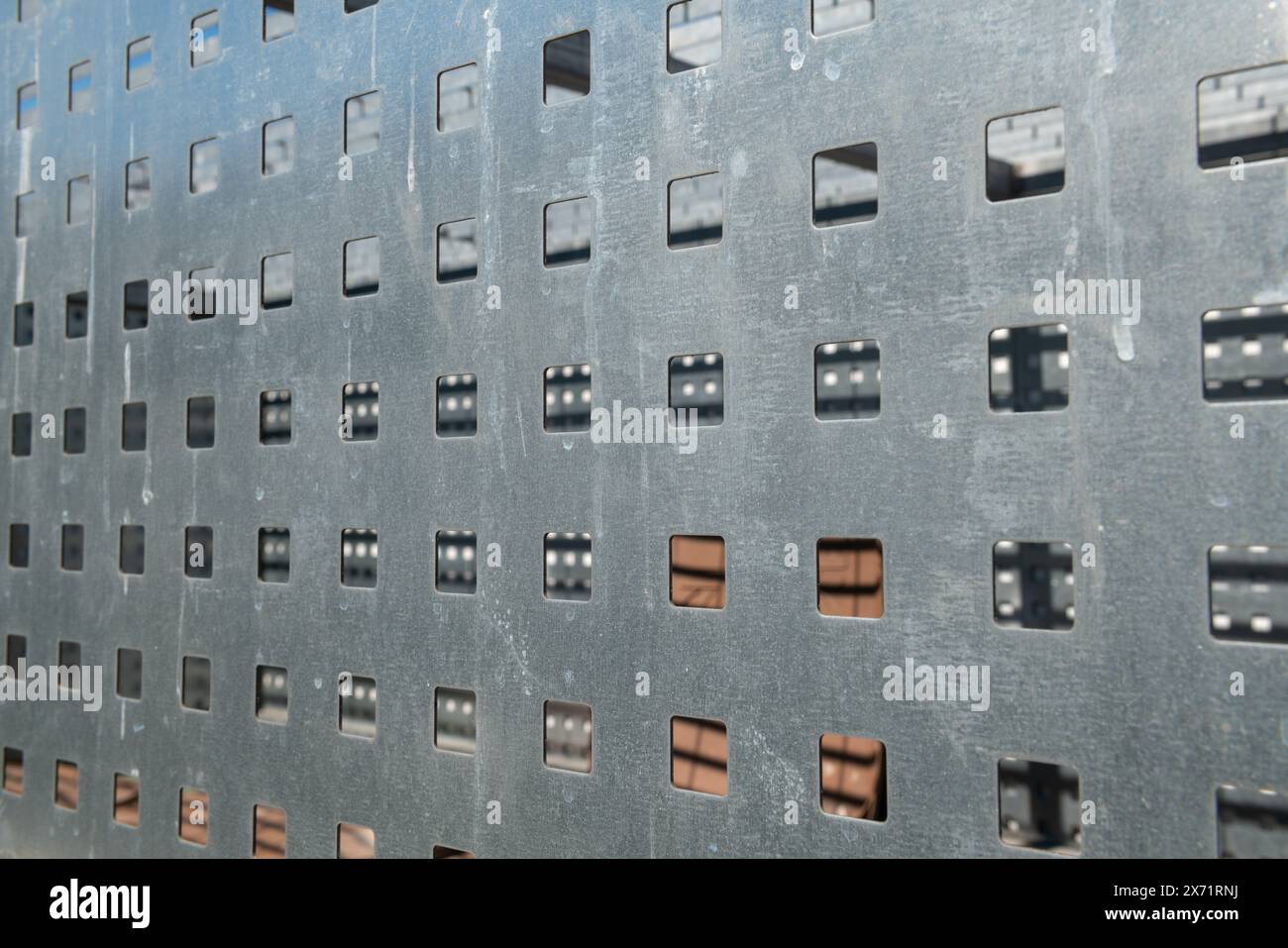 reviews with perforated galvanized steel sheet or expanded metal sheet are very similar. Stock Photo