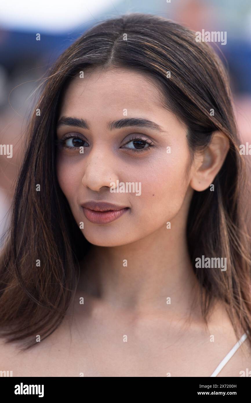 Cannes, France. 17th May, 2024. Anasuya Sengupta attending the Shameless Photocall as part of the 77th Cannes International Film Festival in Cannes, France on May 17, 2024. Photo by Aurore Marechal/ABACAPRESS.COM Credit: Abaca Press/Alamy Live News Stock Photo