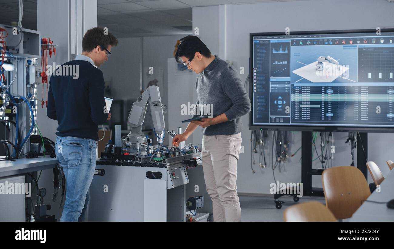 College student robotics project hi-res stock photography and images ...