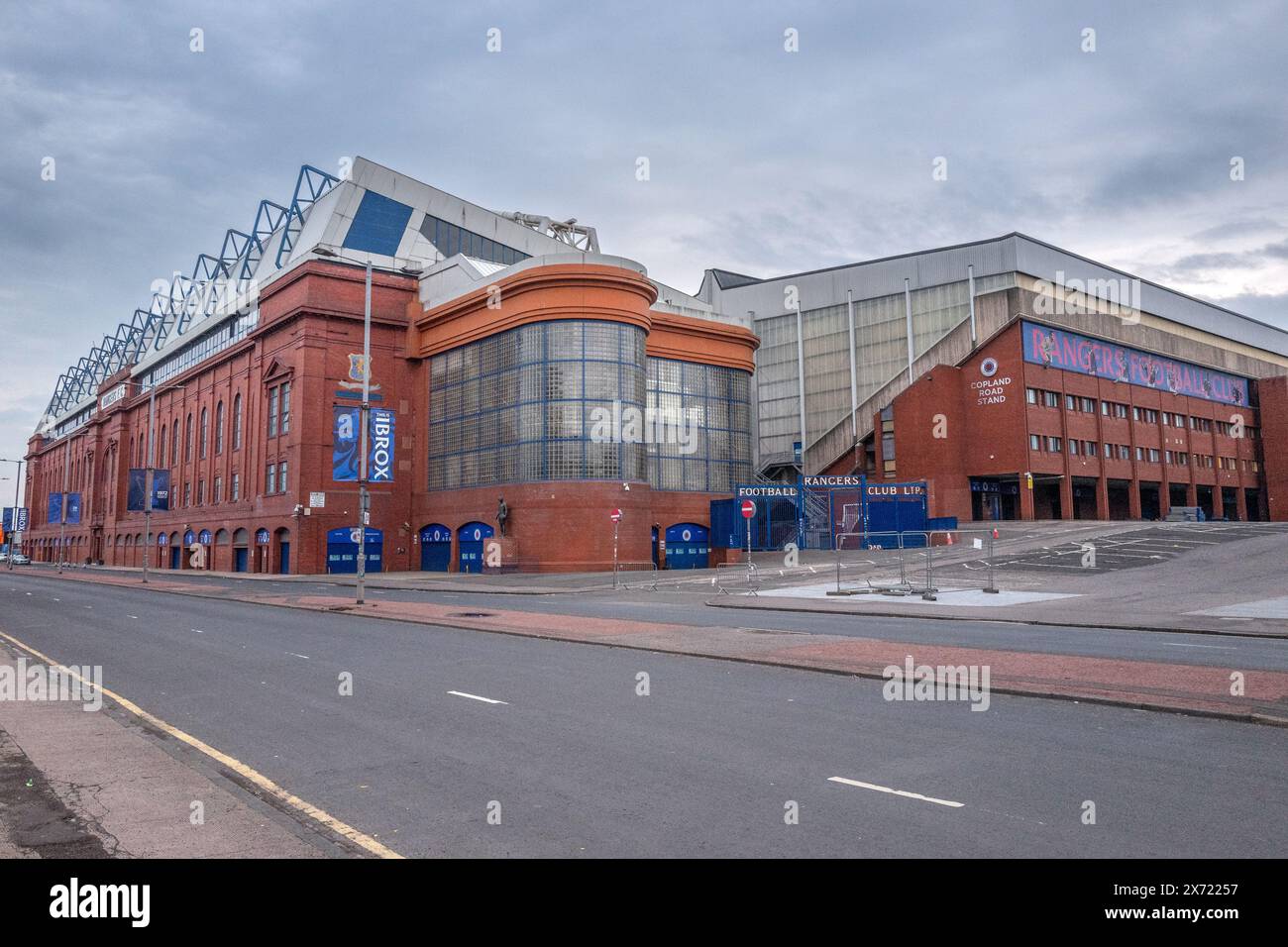 Glasgow, May 15th 2024: Ibrox Stadium, Rangers FC Stock Photo