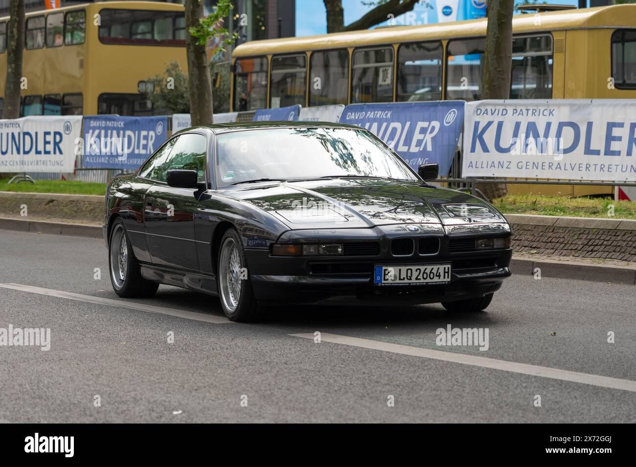 BERLIN - MAY 04, 2024: The grand tourer car BMW 8 Series (E31). Classic Days Berlin 2024. Stock Photo