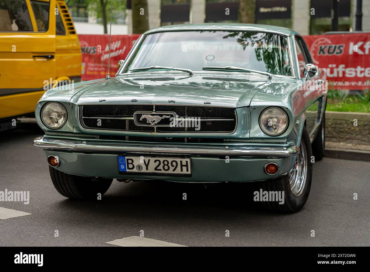 BERLIN MAY 04, 2024 The muscle car Ford Mustang, 1965. Classic Days