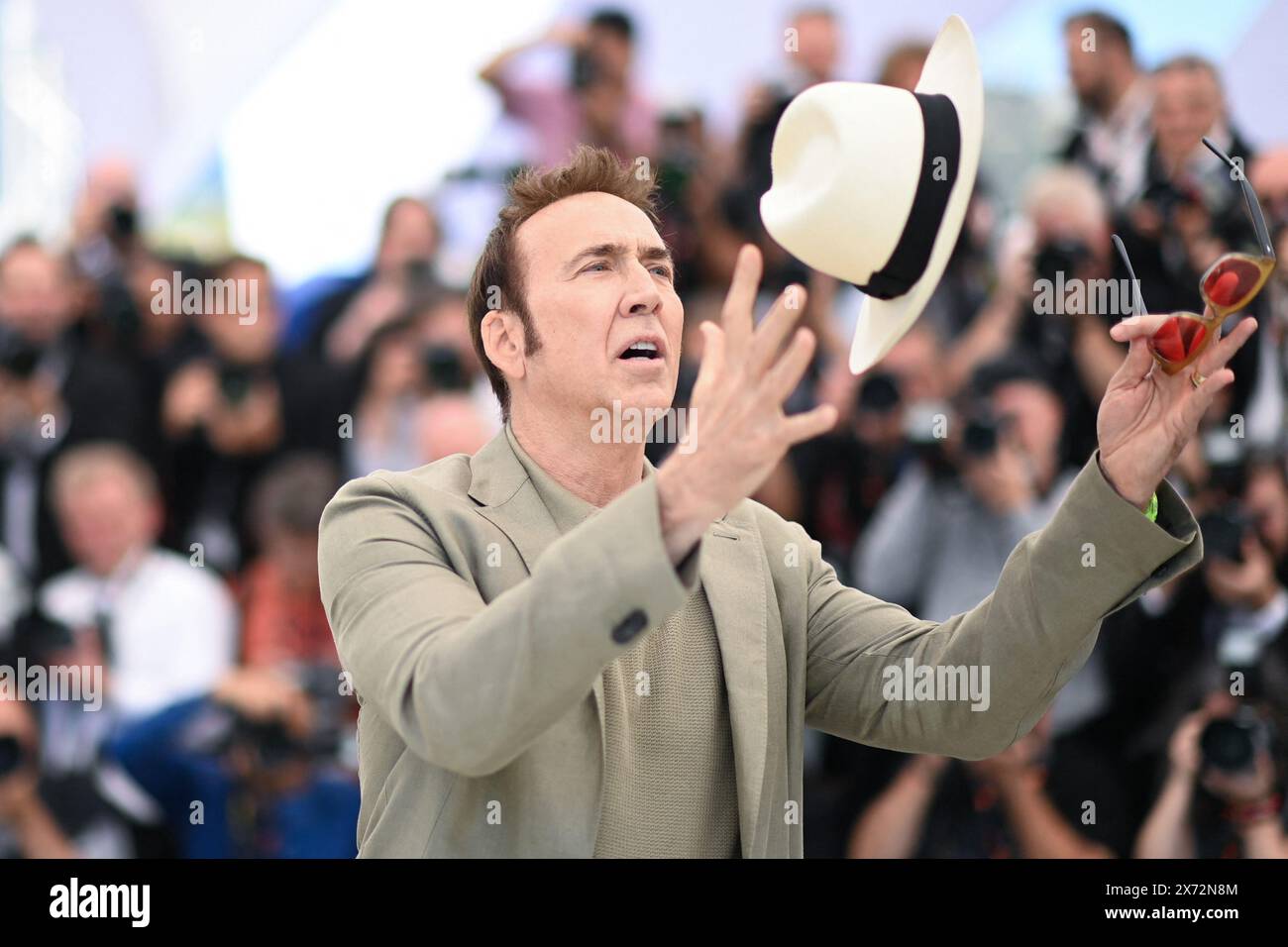 Nicolas Cage attending The Surfer Photocall as part of the 77th Cannes ...