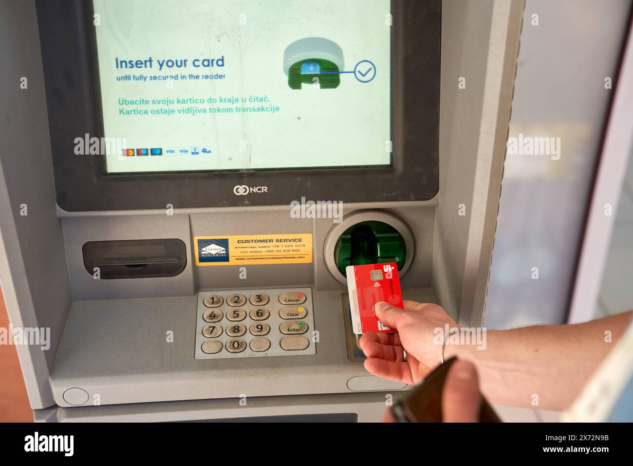 Atm abroad hi-res stock photography and images - Alamy