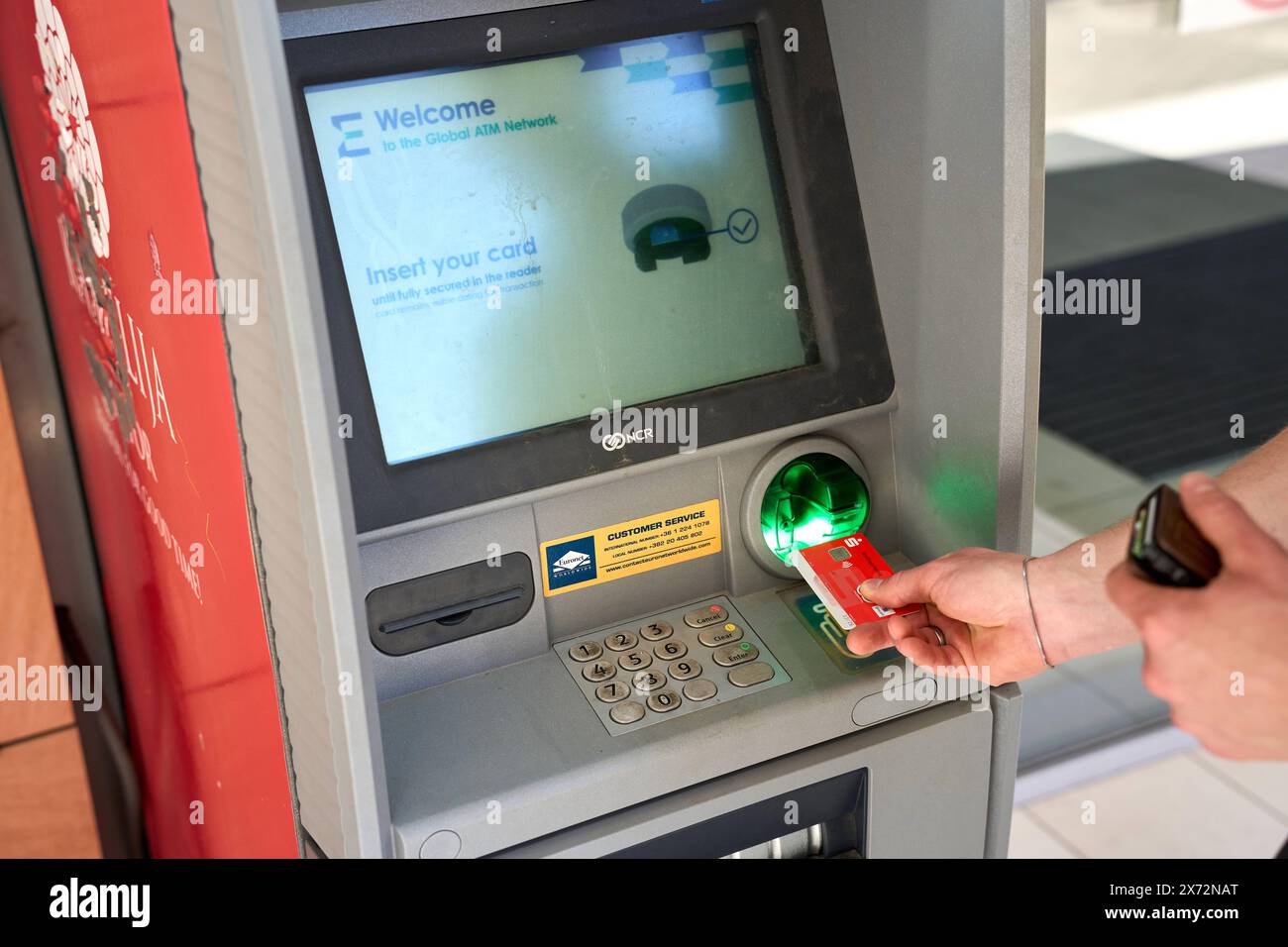 Atm abroad hi-res stock photography and images - Alamy