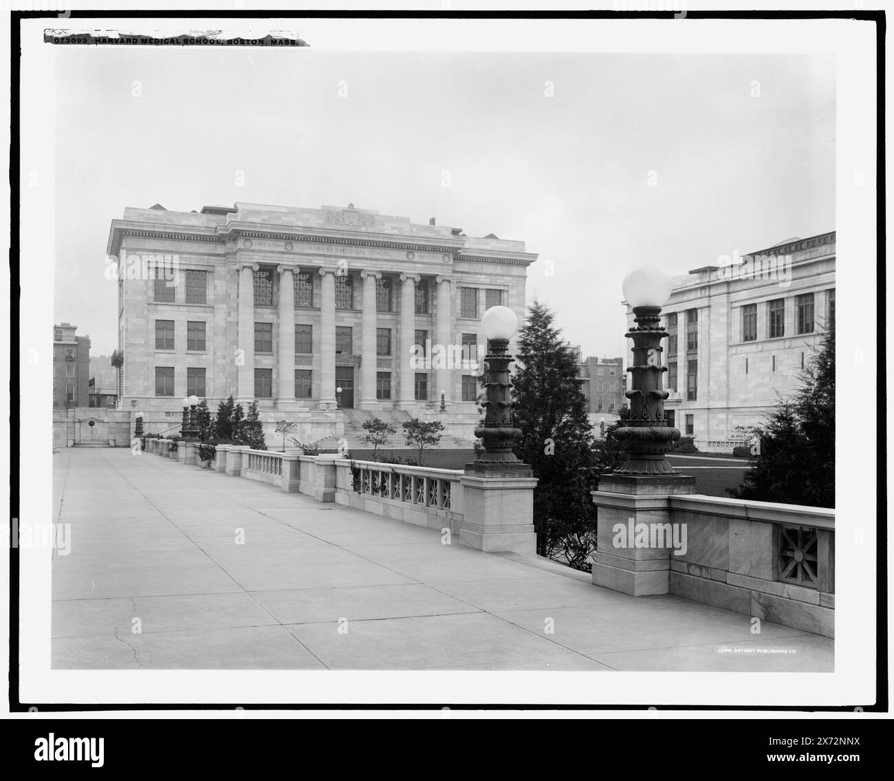 Harvard Medical School, Boston, Mass., Detroit Publishing Co. no. 073093., Gift; State Historical Society of Colorado; 1949,  Medical education. , Educational facilities. , United States, Massachusetts, Boston. Stock Photo