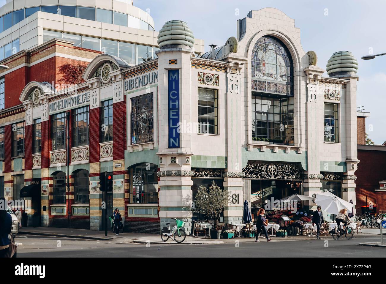 London, United Kingdom - September 25, 2023: Michelin House at 81 Fulham Road, Chelsea, London, constructed as the first permanent UK headquarters and Stock Photo