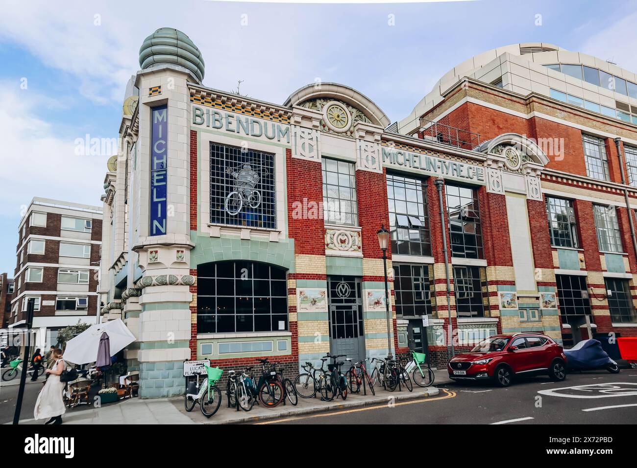 London, United Kingdom - September 25, 2023: Michelin House at 81 Fulham Road, Chelsea, London, constructed as the first permanent UK headquarters and Stock Photo