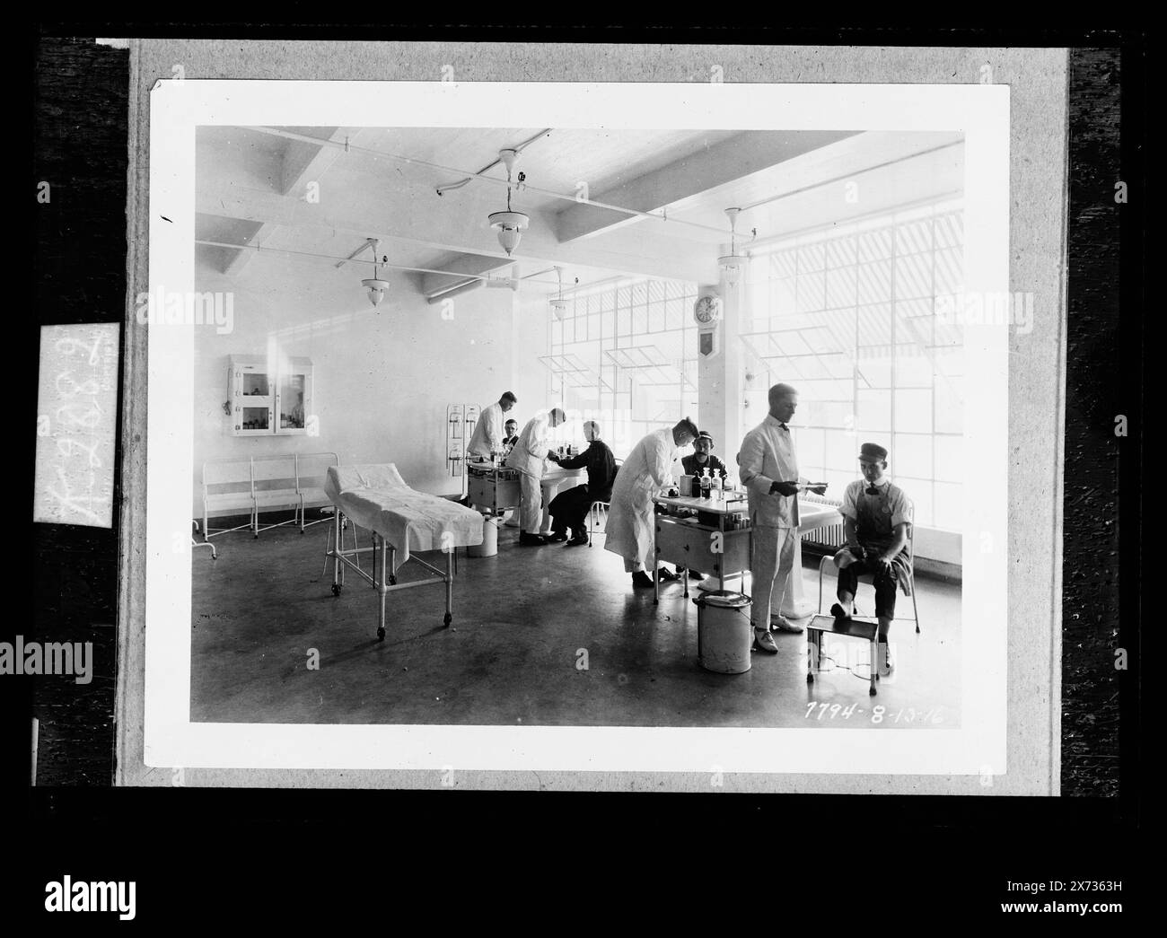 Employee first aid Black and White Stock Photos & Images - Alamy