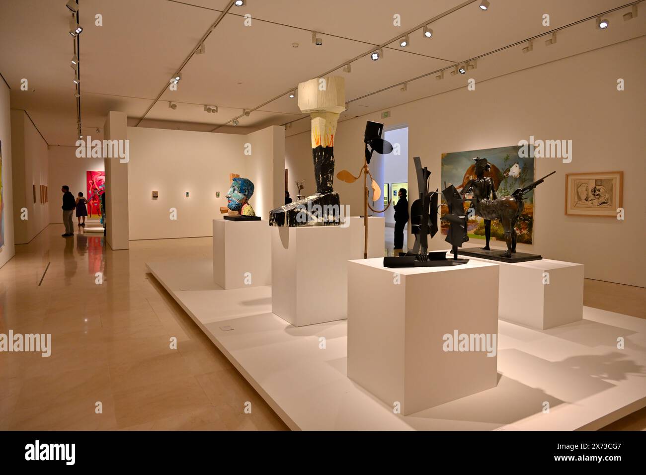 Exhibition “The Echo of Picasso” in the Picasso Museum art gallery ...