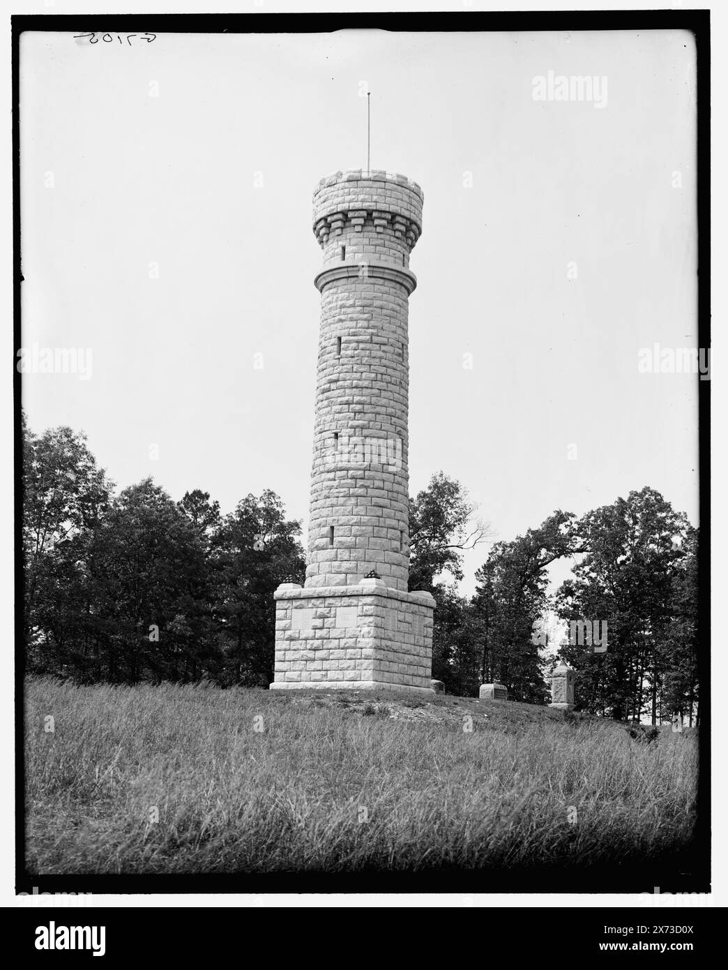 Battlefield observation tower Black and White Stock Photos & Images - Alamy
