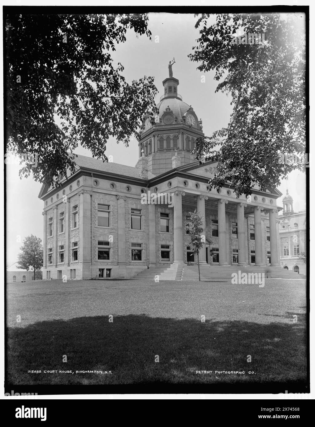 United states new york state binghamton Black and White Stock Photos