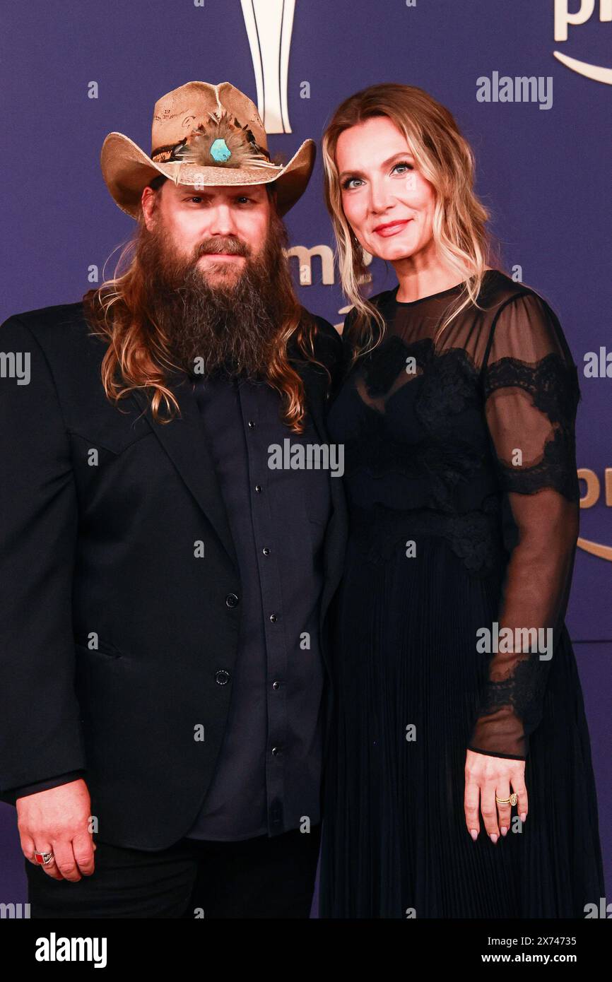 Chris Stapleton, Morgane Stapleton attends the 59th Academy of Country Music Awards at Omni Frisco Hotel at The Star on May 16, 2024 in Frisco, Texas. Photo: Ozzie B/imageSPACE Stock Photo