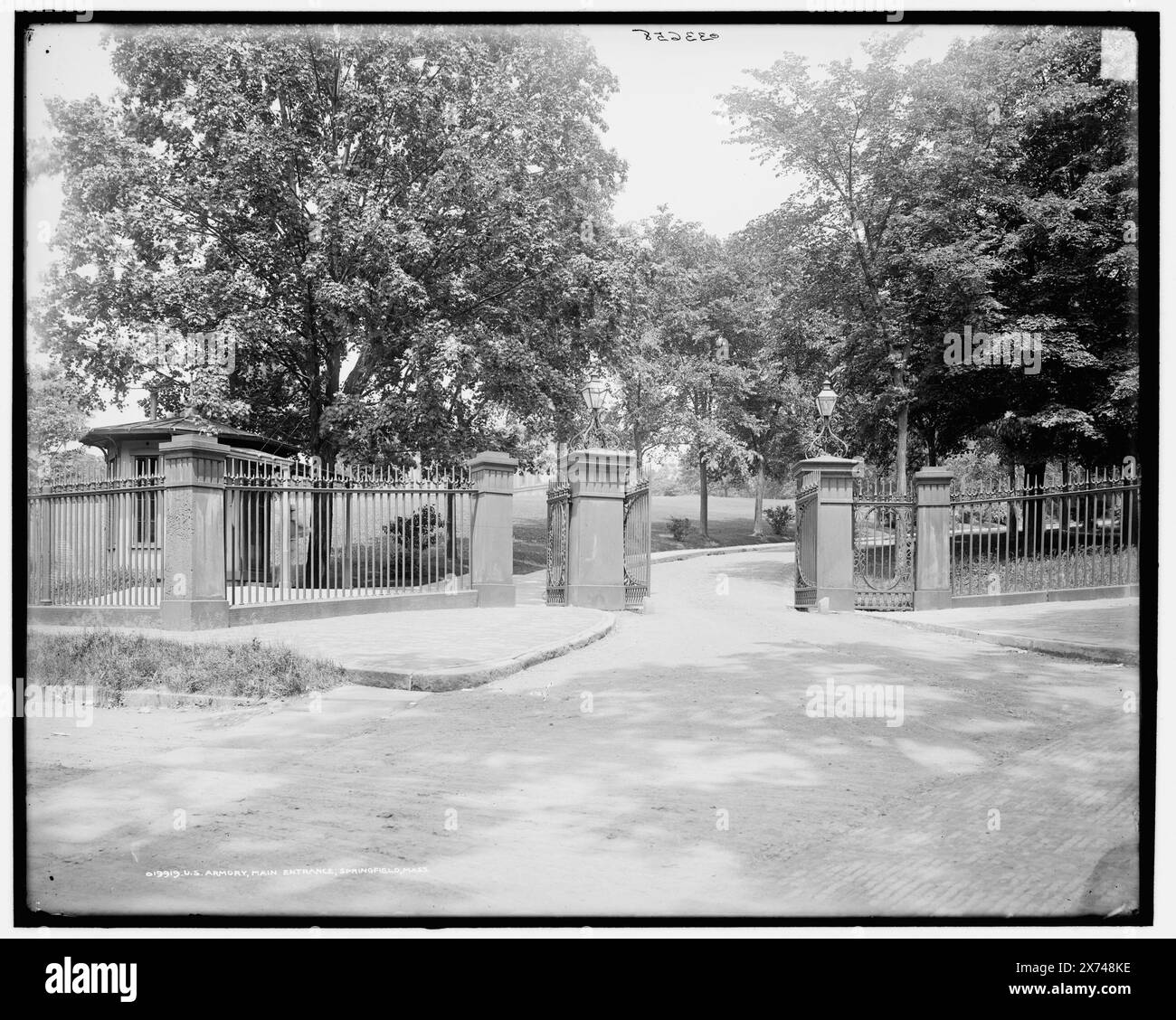 Entrance springfield Black and White Stock Photos & Images - Alamy