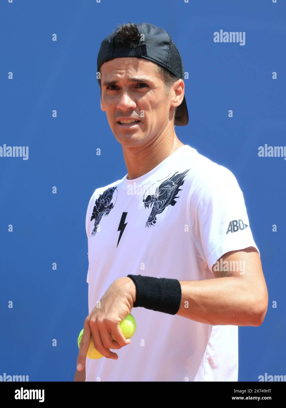Federico Coria (Argentina) during the match againts Lorenzo Sonego