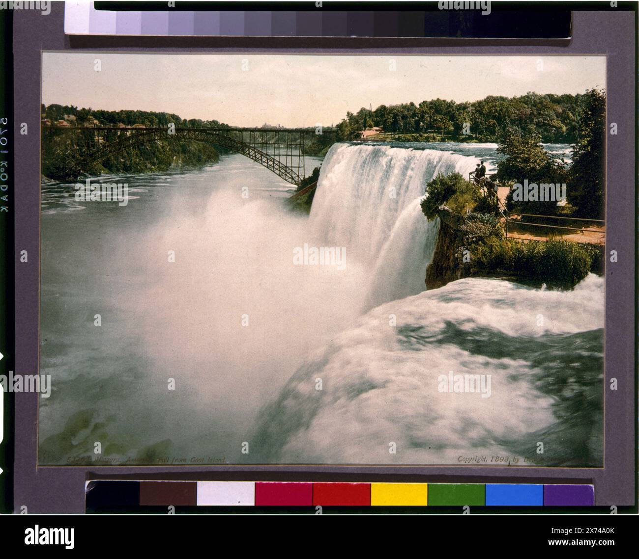 Niagara, American Fall from Goat Island, In album prepared by Detroit