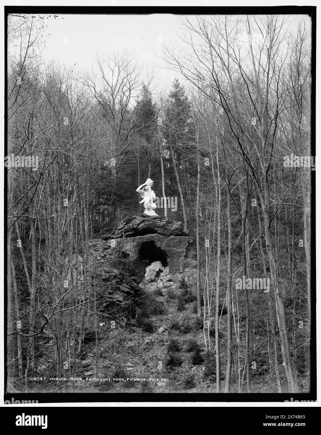 Indian caves state park Black and White Stock Photos & Images - Alamy