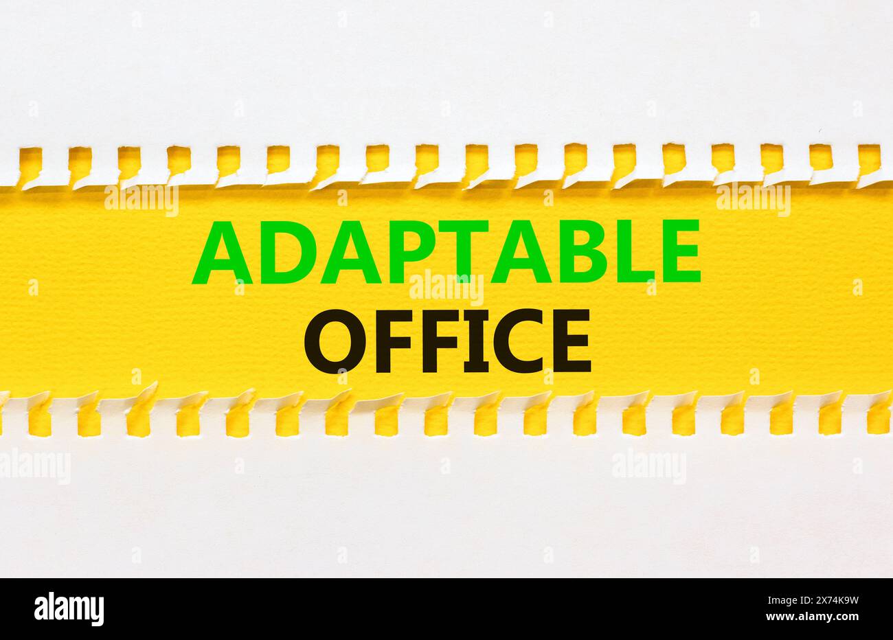 Adaptable office symbol. Concept words Adaptable office on beautiful ...