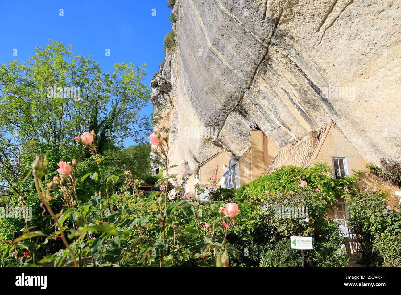 Commune Rocks The prehistoric site of Laugerie-Basse, rock shelter in the commune of ...