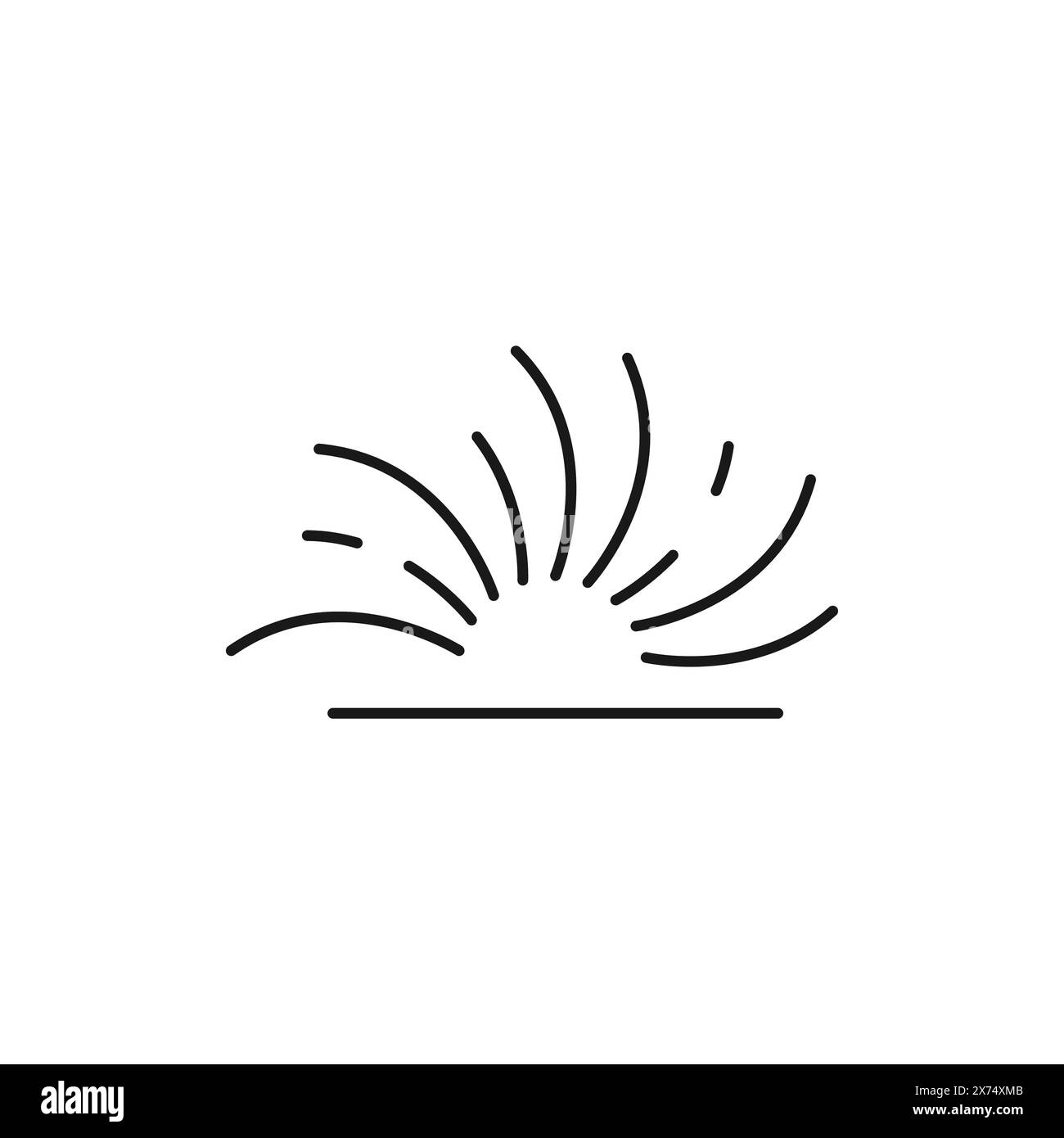 Light Rays Clipart Black And White