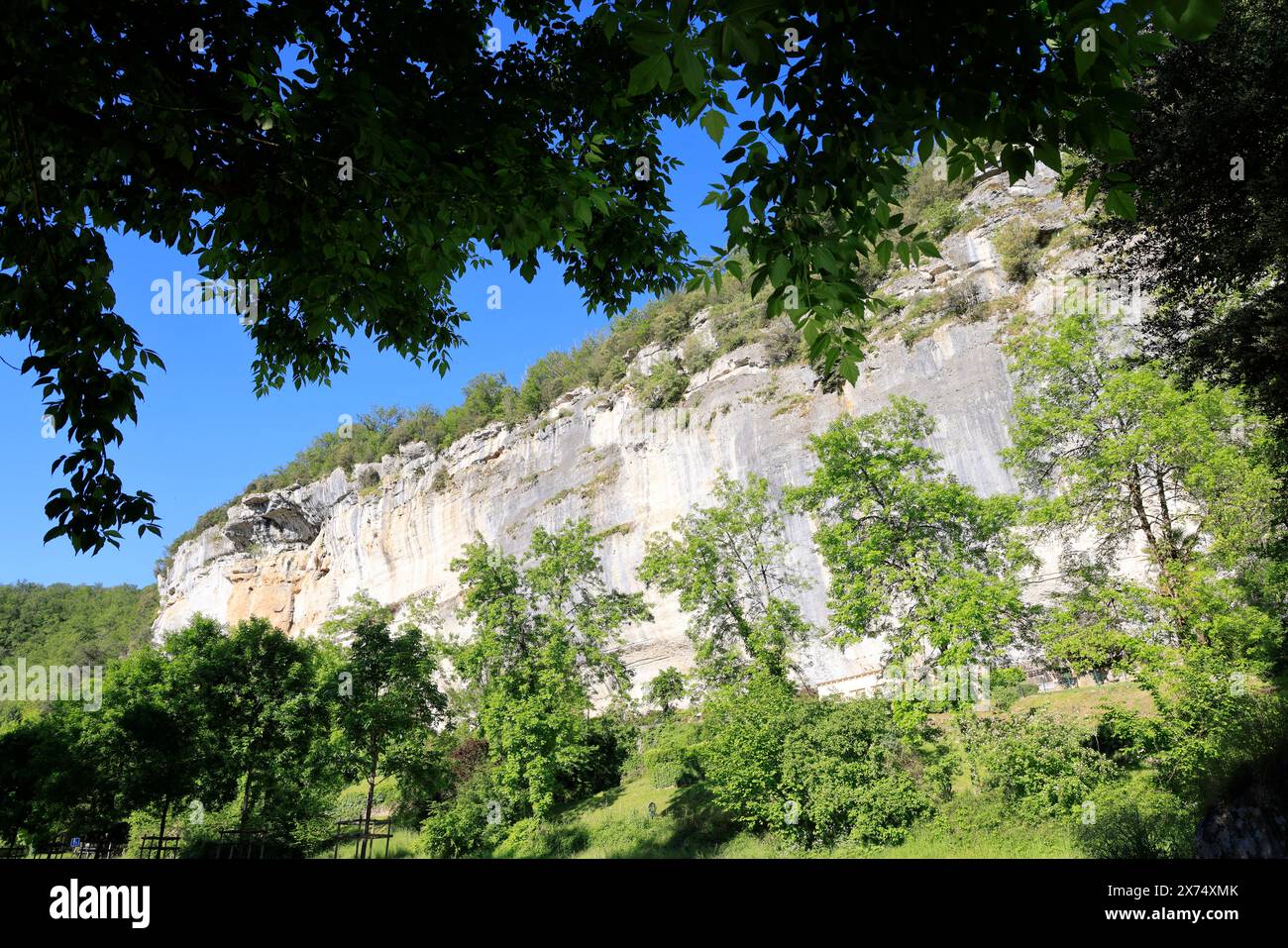 Commune Rocks The prehistoric site of Laugerie-Basse, rock shelter in the commune of ...