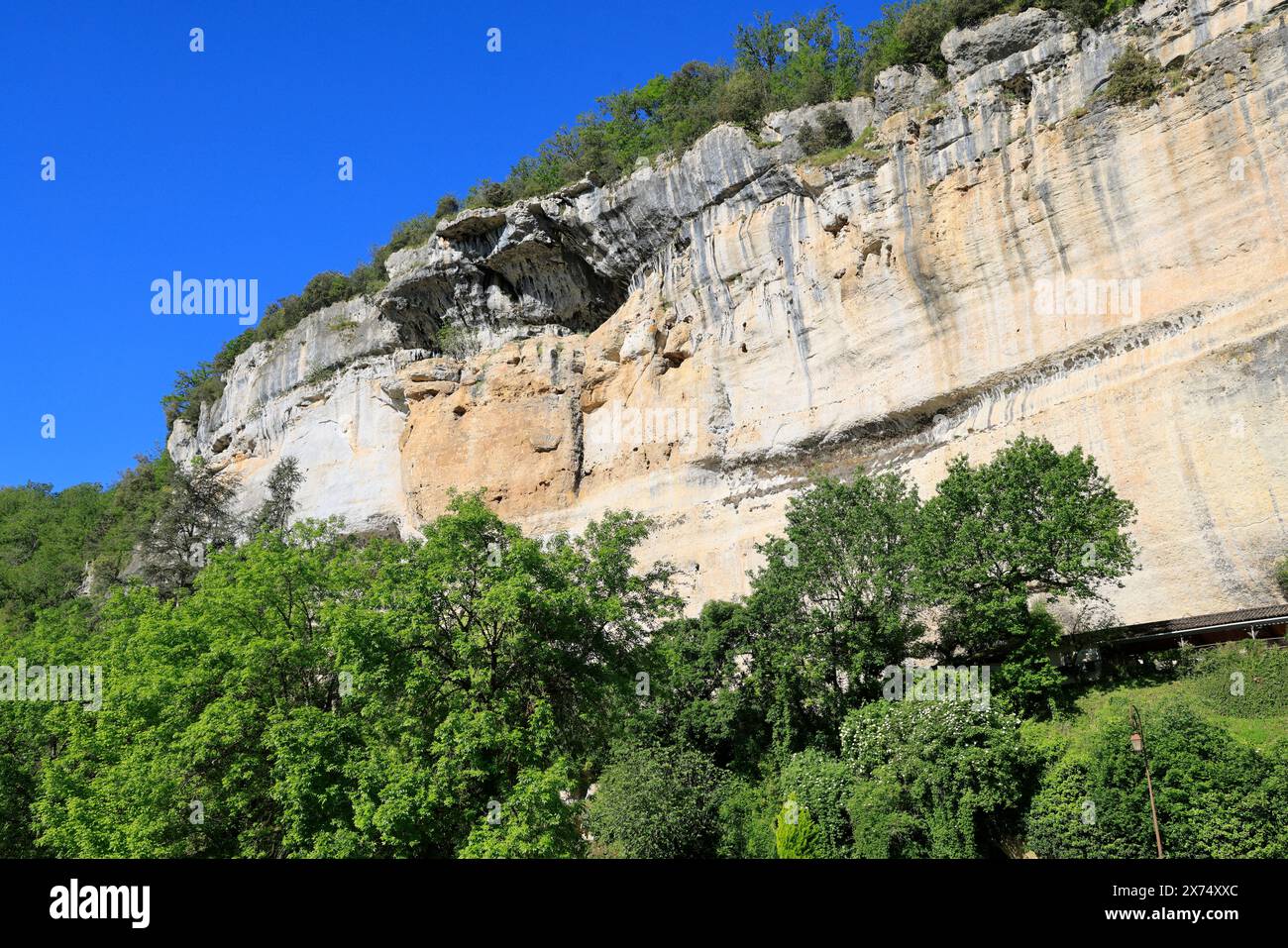 Commune Rocks The prehistoric site of Laugerie-Basse, rock shelter in the commune of ...
