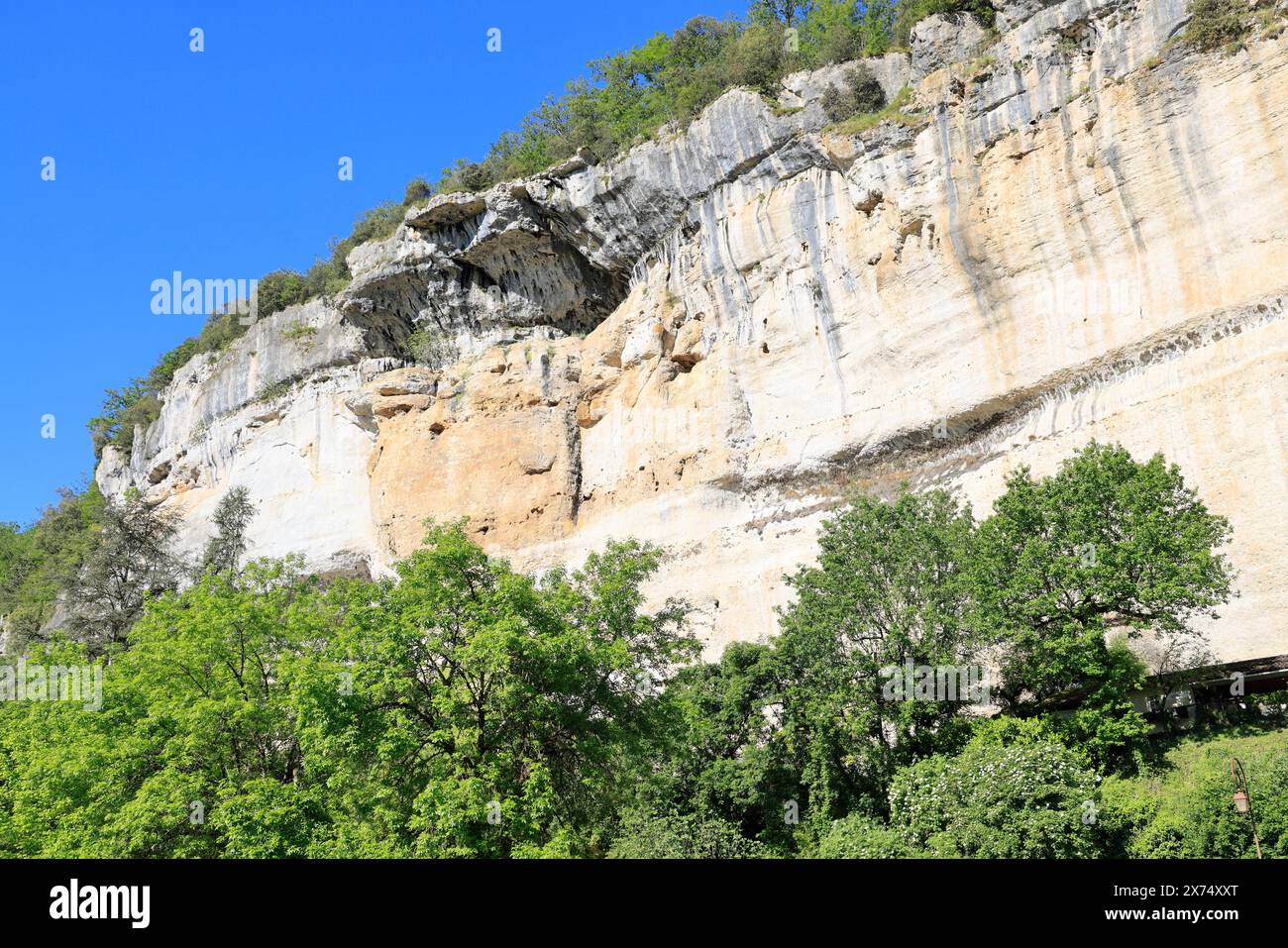 Commune Rocks The prehistoric site of Laugerie-Basse, rock shelter in the commune of ...