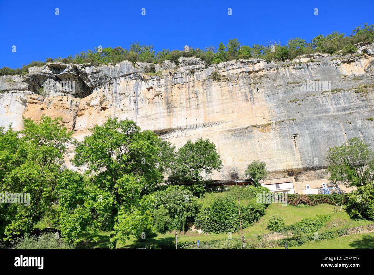 The prehistoric site of Laugerie-Basse, rock shelter in the commune of