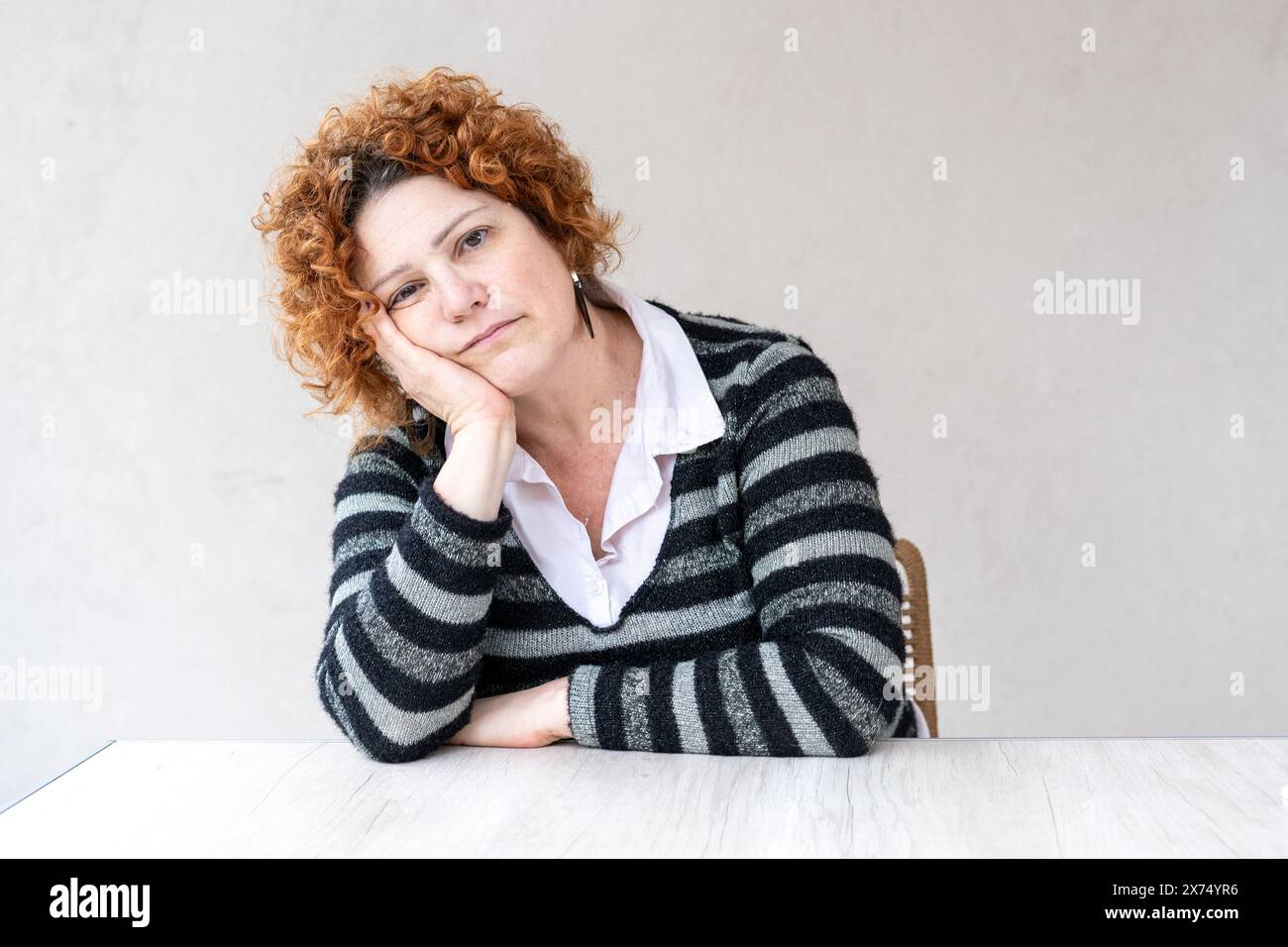 Redhead mature woman hi-res stock photography and images - Alamy