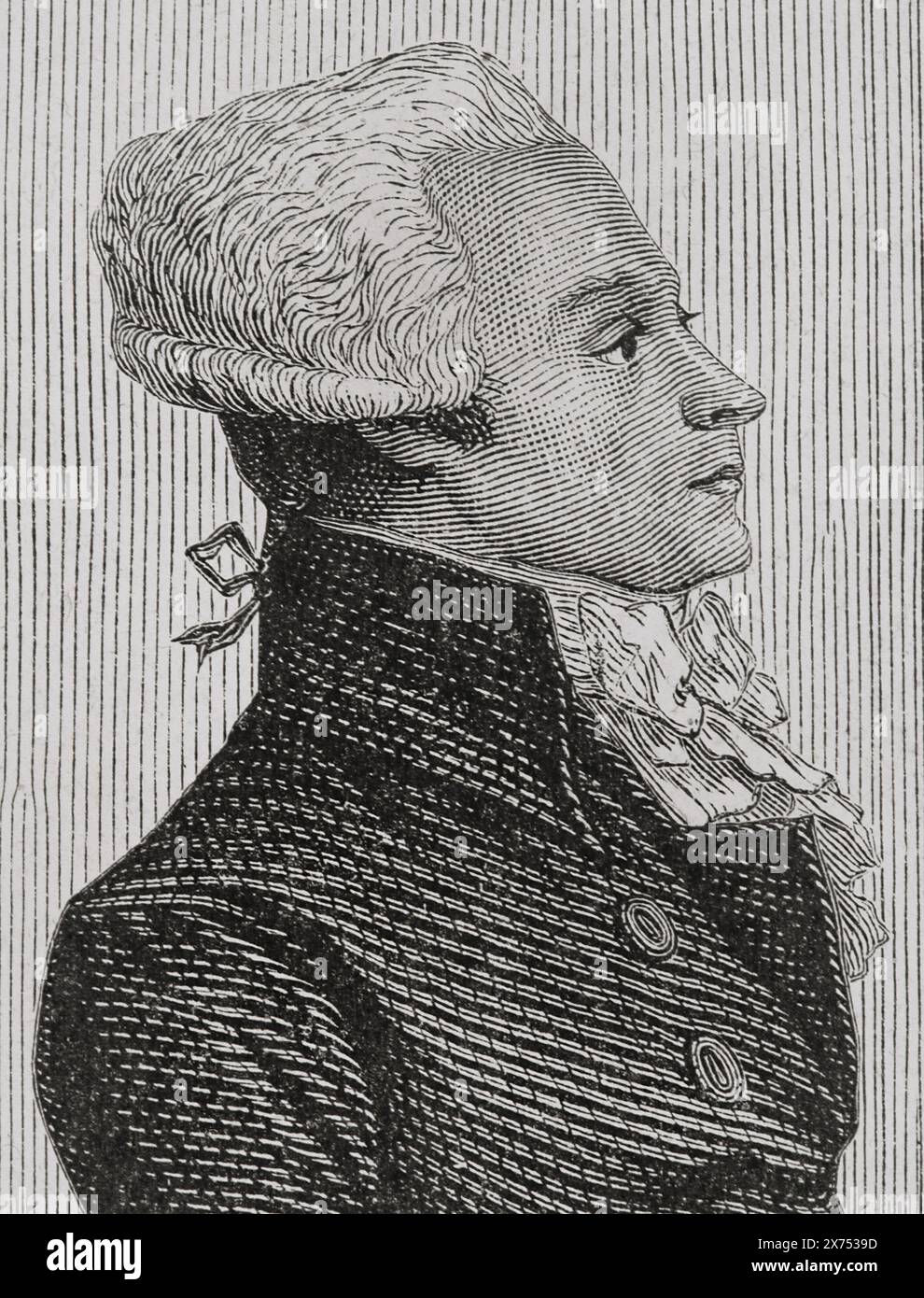 Maximilien Robespierre (17581794). French writer, lawyer and