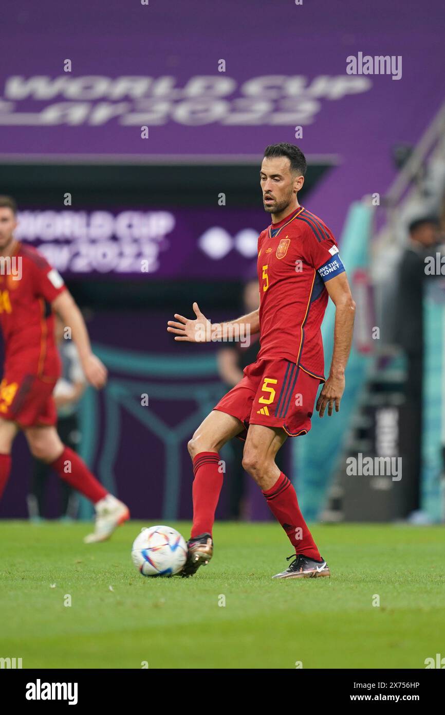 Doha, Qatar. 27th. november 2022. Sergio Busquets during the match