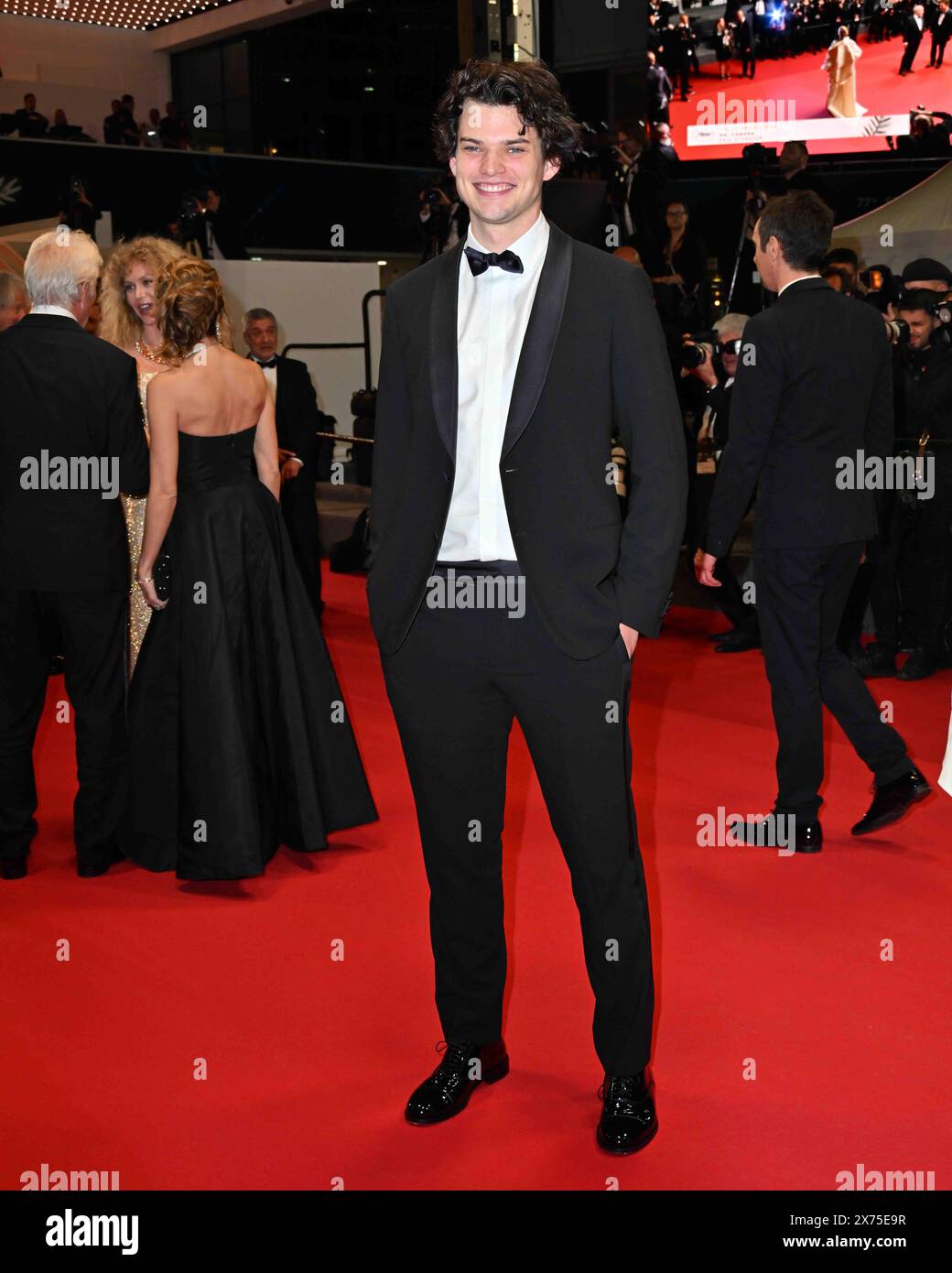 Cannes, France. 18th May, 2024. Cannes, 77th Cannes Film Festival 2024, Red Carpet of the film 'Oh, Canada' In the photo: Homer James Jigme Gere Credit: Independent Photo Agency/Alamy Live News Stock Photo