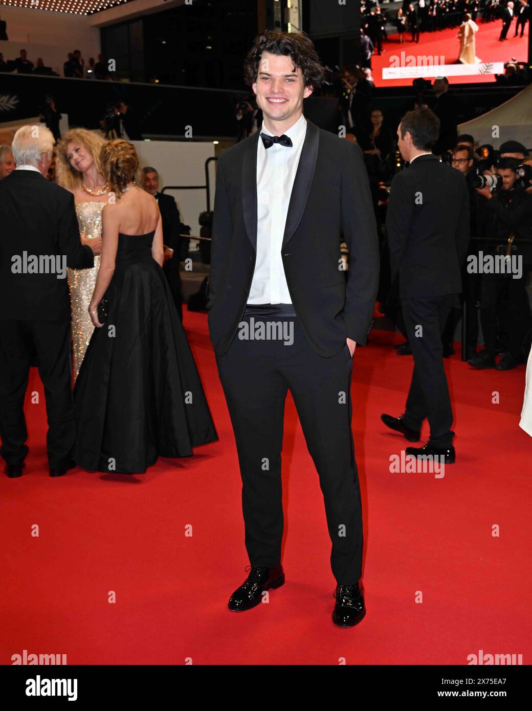 Cannes, France. 18th May, 2024. Cannes, 77th Cannes Film Festival 2024, Red Carpet of the film 'Oh, Canada' In the photo: Homer James Jigme Gere Credit: Independent Photo Agency/Alamy Live News Stock Photo