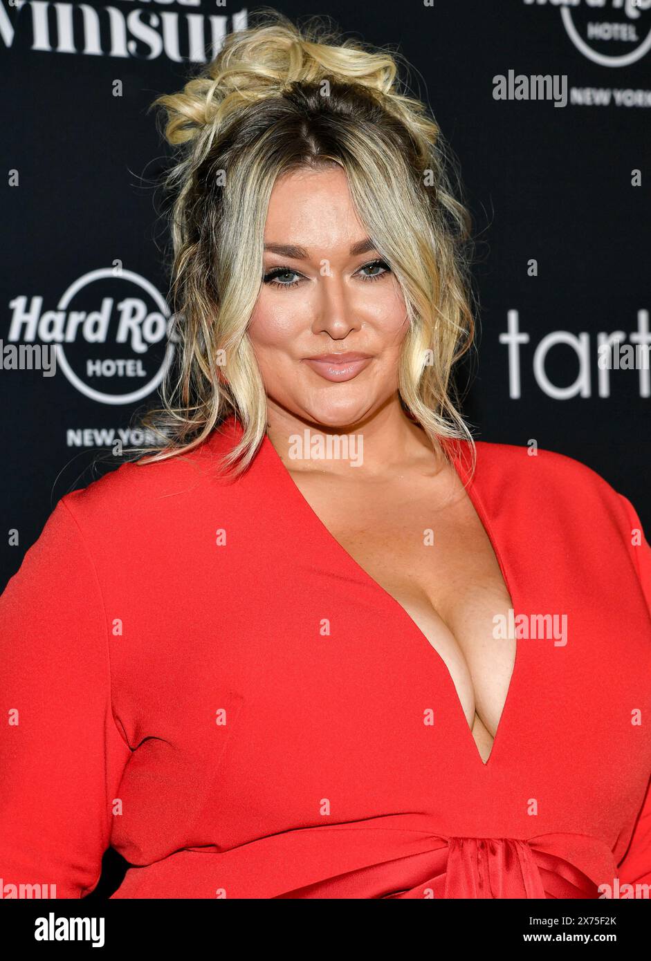 Hunter McGrady attends the Sports Illustrated Swimsuit 60th anniversary