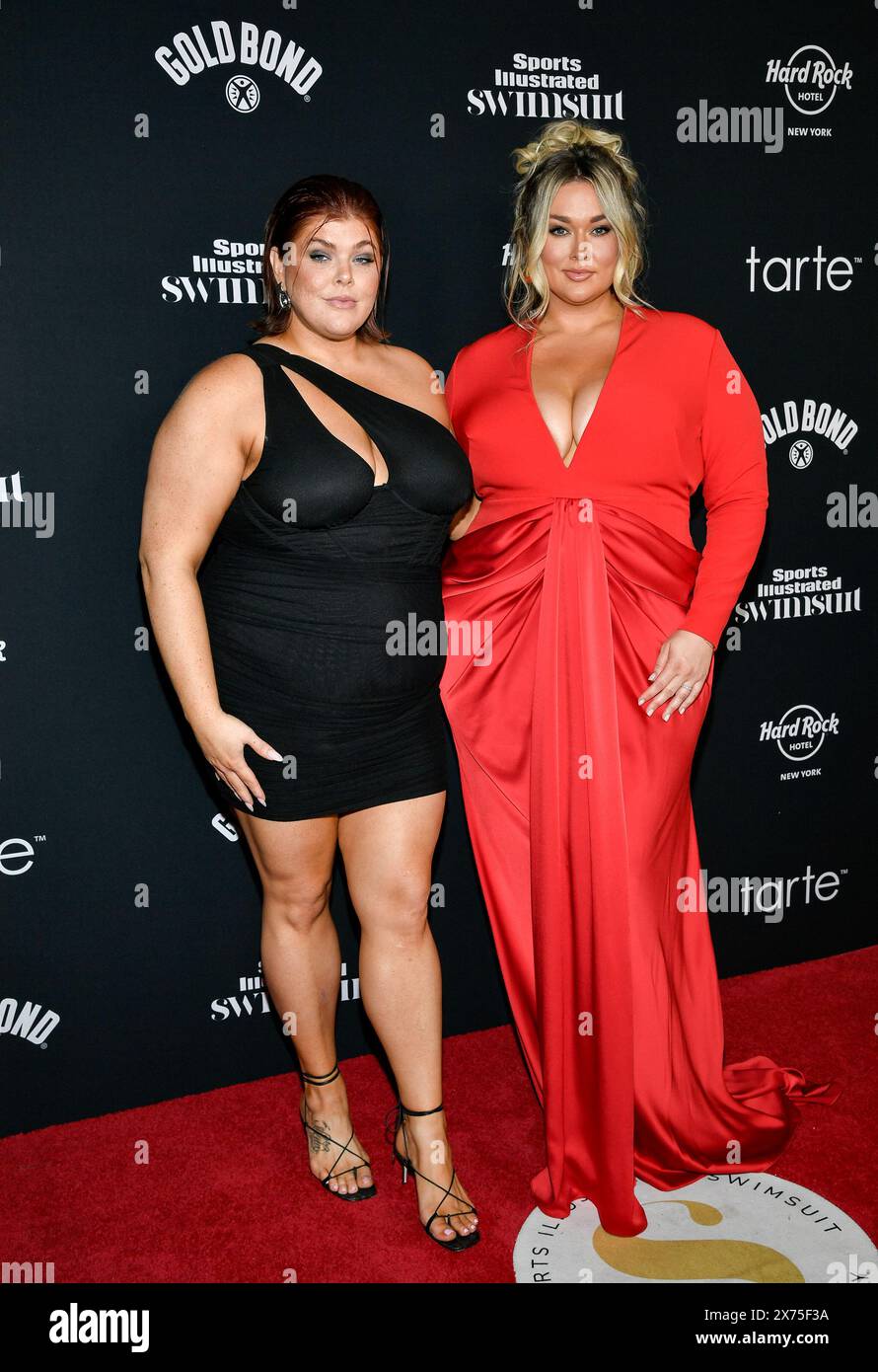 Michaela McGrady, left, and Hunter McGrady attend the Sports Illustrated Swimsuit 60th