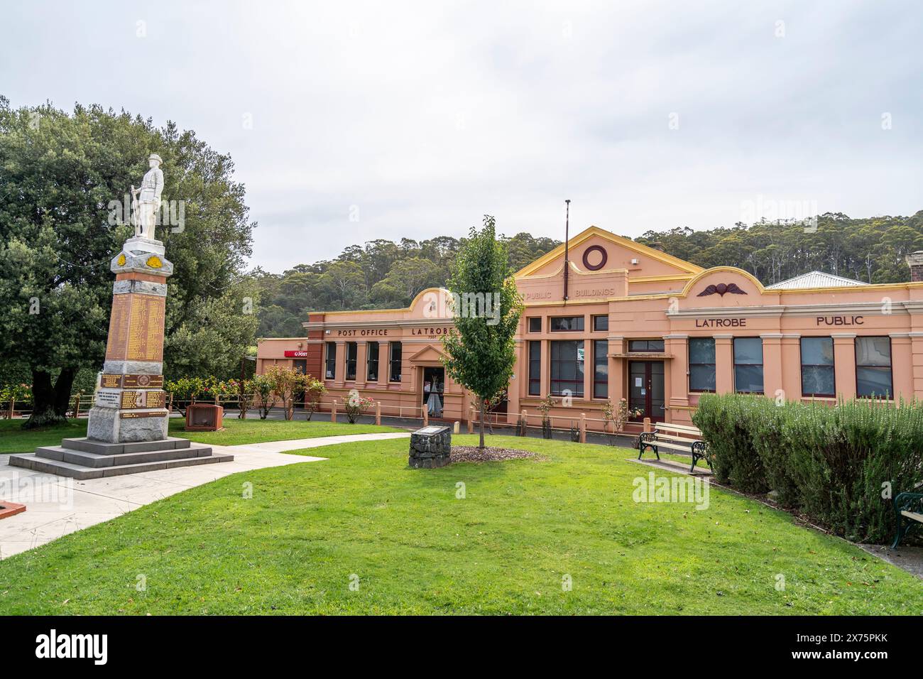 Heritage listed Latrobe Public Building complex, Gilbert Street Latrobe