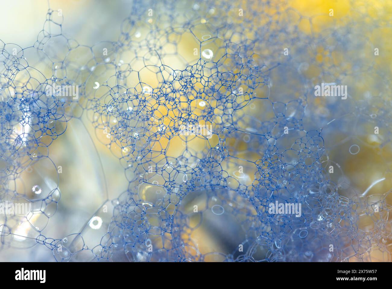Blue and Yellow Abstract Art Stock Photo - Alamy